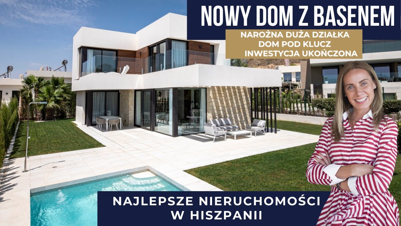 🏡Nowoczesny dom z basenem od dewelopera w Hiszpanii - Finestrat (Alicante)🌞🇪🇦#costabroker