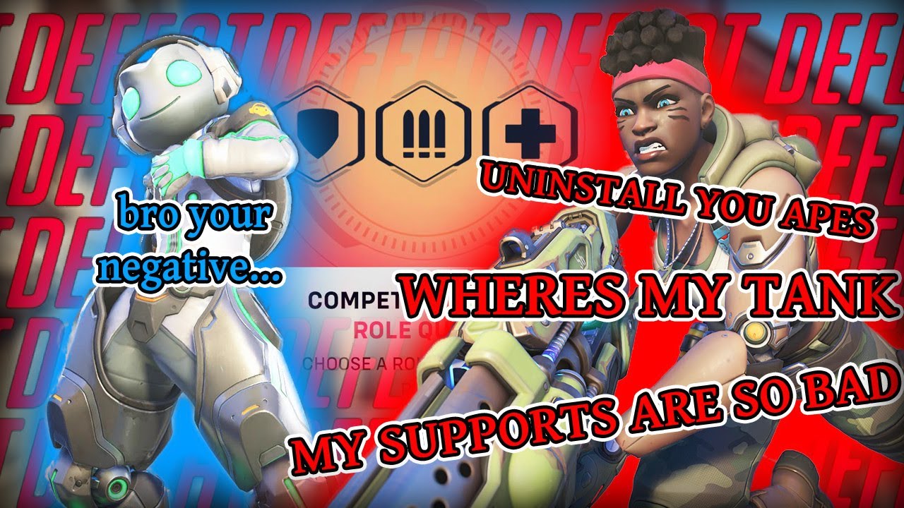 IT’S EVERYONE'S FAULT BUT MY OWN | Overwatch Toxic Moments