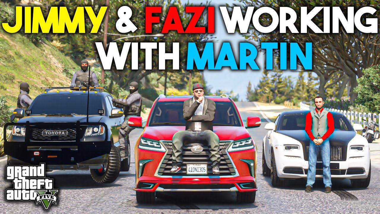 JIMMY & FAZI PLANNING TO WORK WITH MARTIN | GTA 5 | Real Life Mods #270 | URDU |