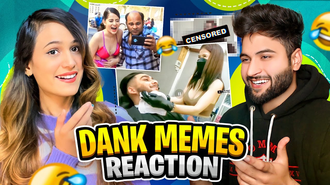 DANK MEME REACTION WITH HER🤪(Toba Toba Ye Memes)🤪🔥Epic Thug Life Moment😎*Ft. @Nihu Verma