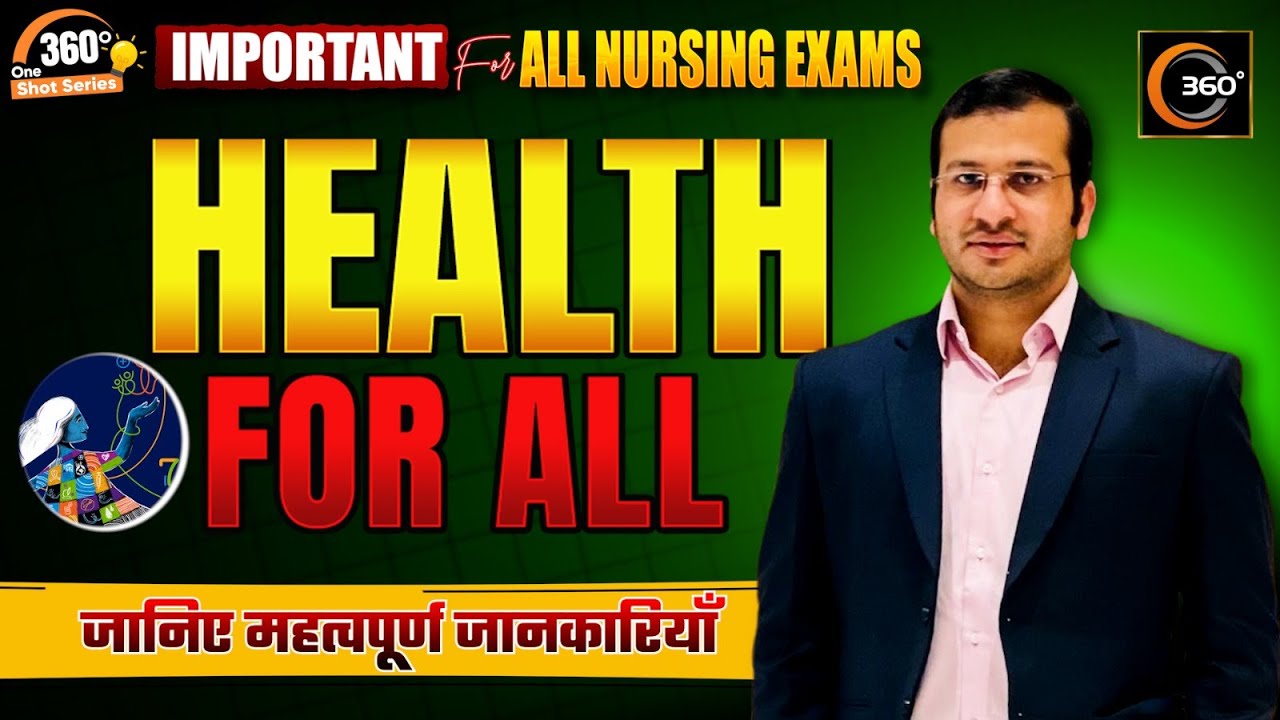 Health for All & Primary Health Care (Alma-Ata Declaration) | 360° One Shot Series 🔥| Siddharth Sir