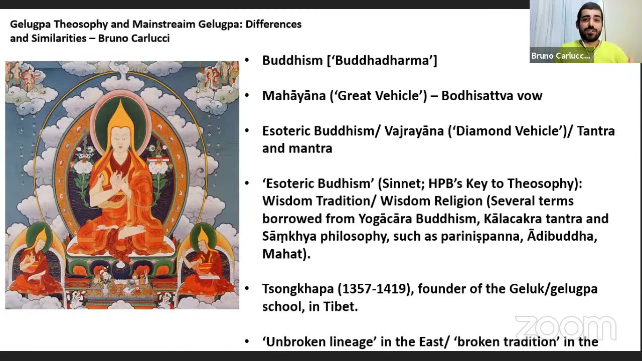 Gelugpa Theosophy and Mainstream Gelugpa: Differences and Similarities - Bruno Carlucci