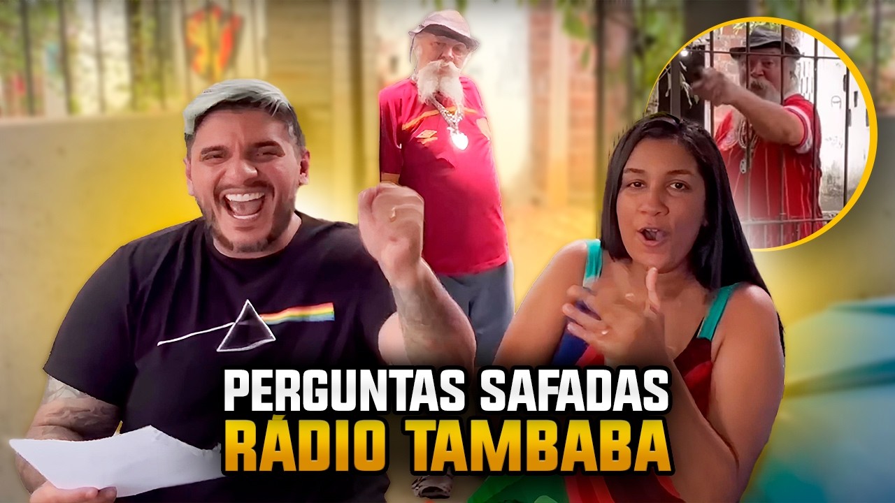 LUIZ DO SOM FICOU IRADO COM AS PERGUNTAS SACANAS NA RÁDIO TAMBABA | MANETIKIN | COMPILADO