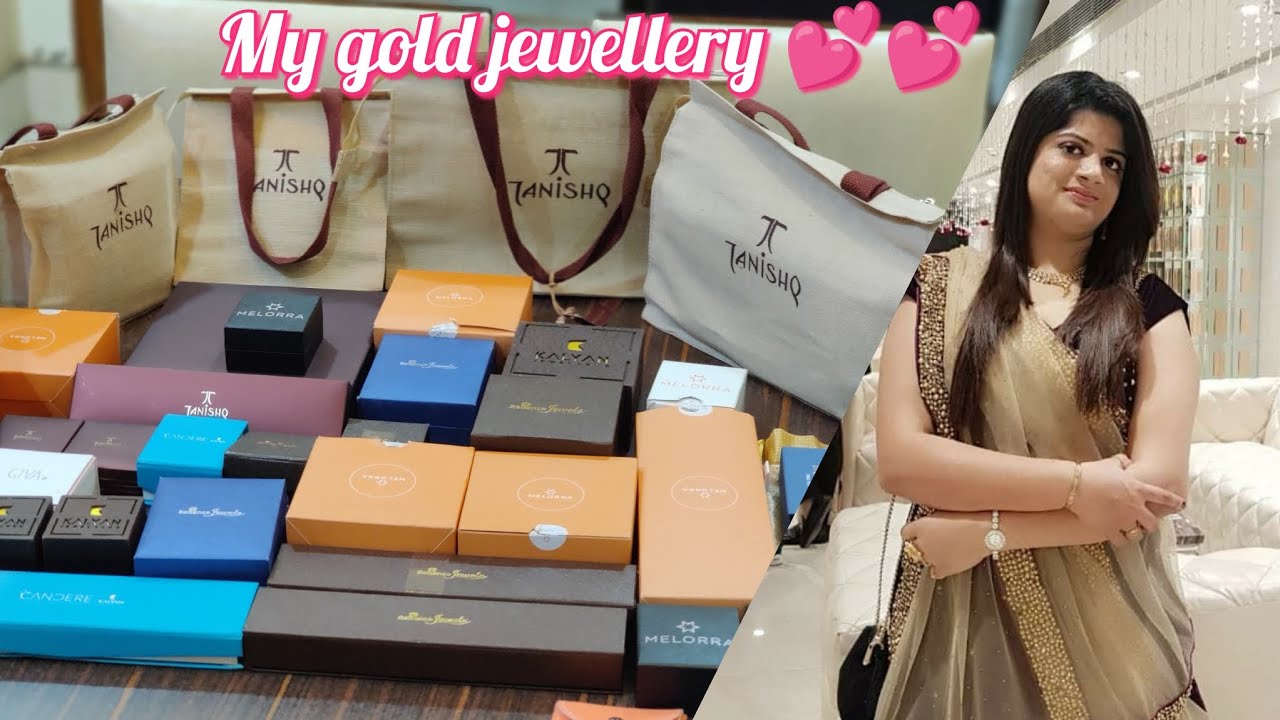 My gold jewellery collection | My jewellery collection| Tanishq jewellery part-2