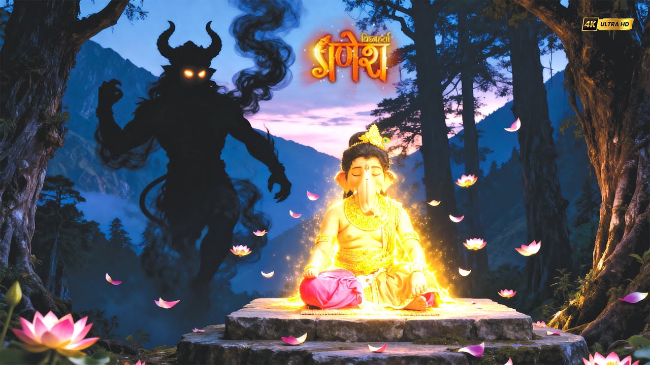 जब अंधकार के राक्षस ने गजानन की तपस्या भंग करी | Vighnaharta Ganesh | Devotional Series 2026