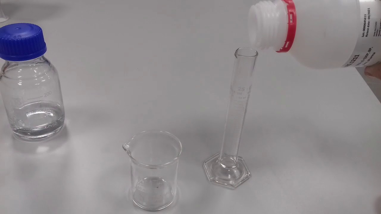 How to prepare a 70% Ethanol/Alcohol solution (Tutorial)
