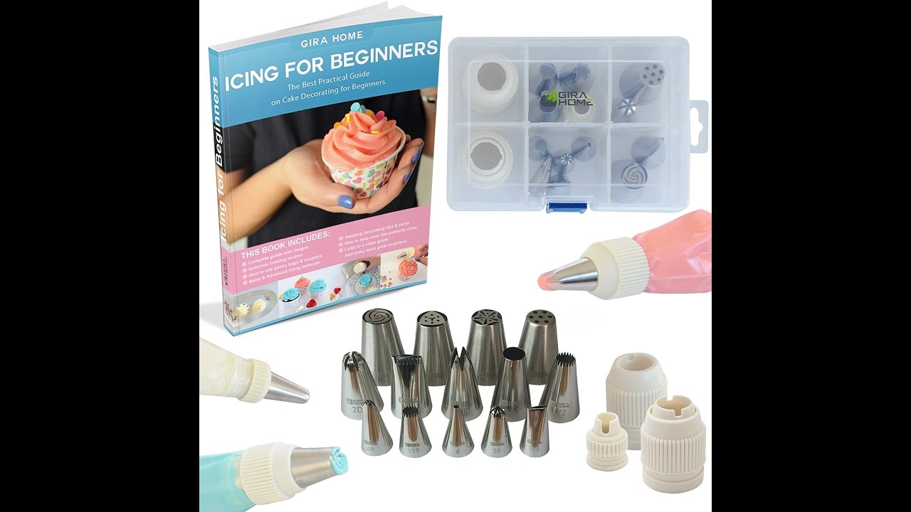 REVIEW:  #GiraHome Premium Cake Decorating Tips Kit