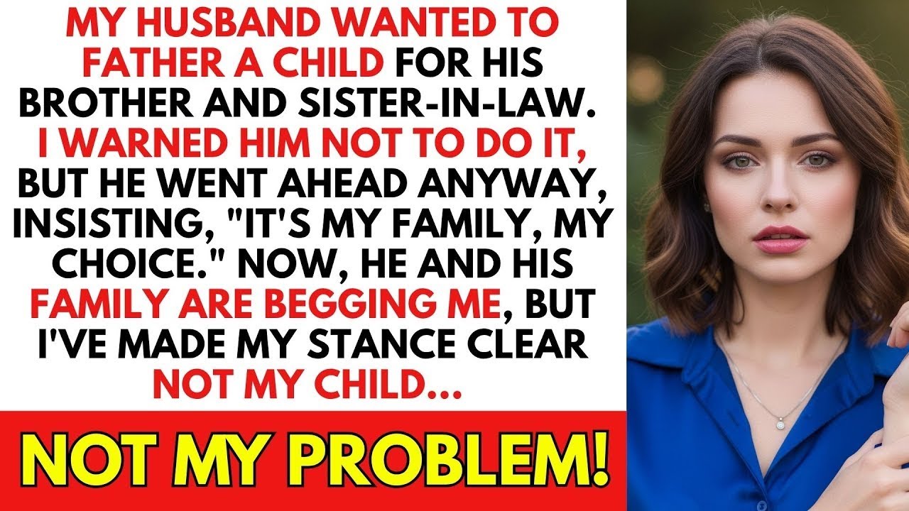 My Husband Wanted To Father A Child For His Brother And Sister-In-Law. I Warned Him Not To Do...