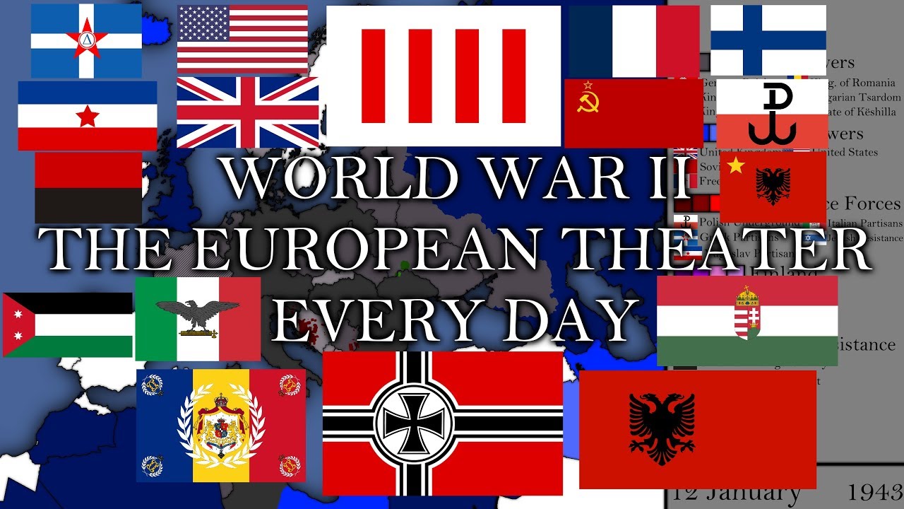 World War II - Conflict in Europe: Every Day (1939-1945) [4K Resolution]
