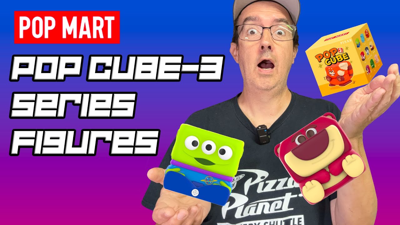 Disney Pixar POP MART POP CUBE-3 Series Figures Unboxing