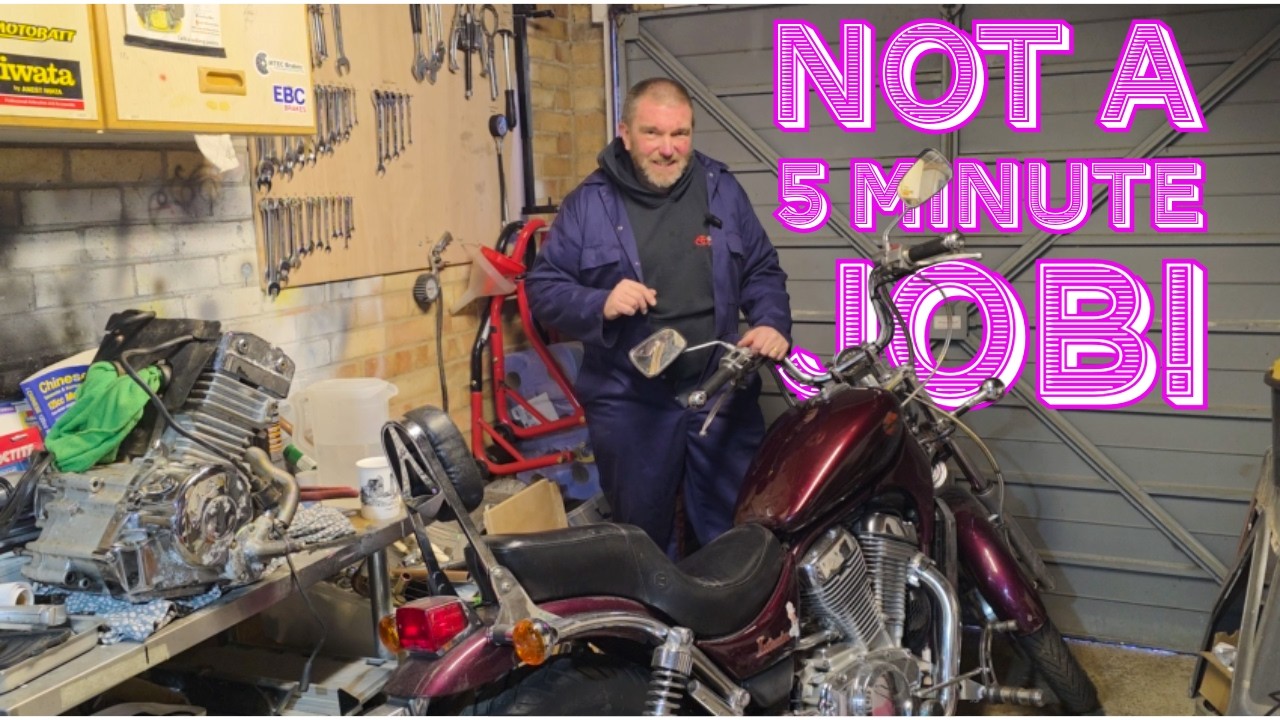 Replacing the Gear Position Sensor On My 1987 Suzuki Intruder VS700 - Part 1