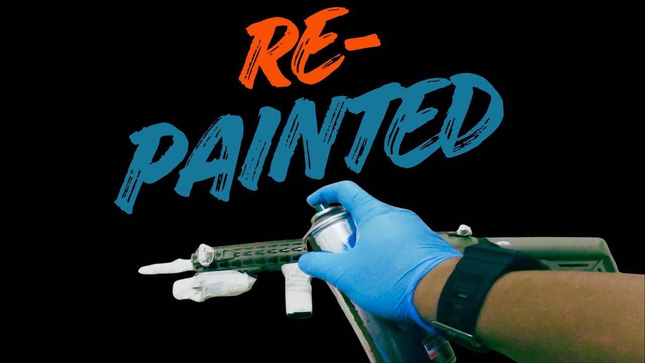 I Have RE-PAINTED my M4A3 #airsoft #asmr