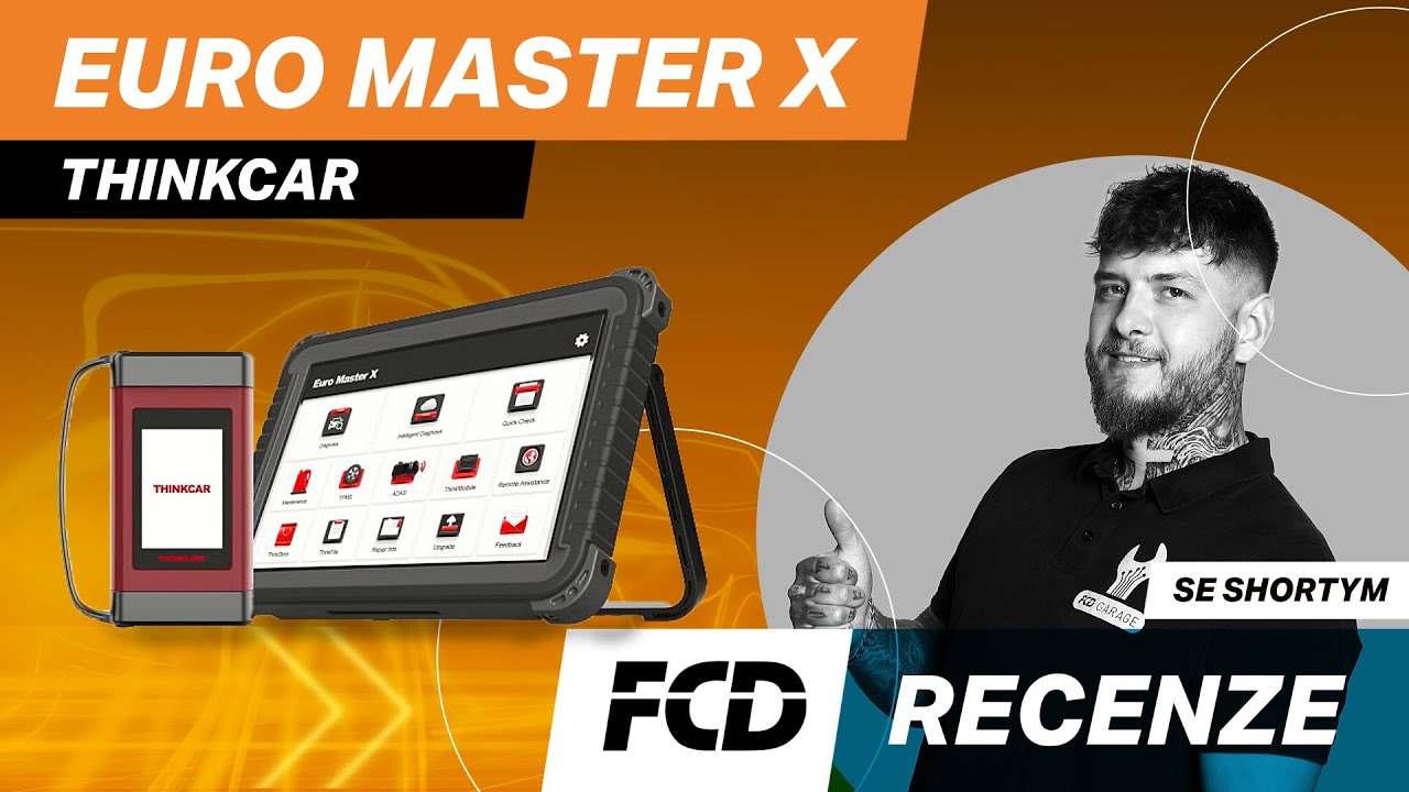 RECENZE THINKTOOL EURO MASTER X | Profesionální multi-značkový diagnostický nástroj pro autoservisy