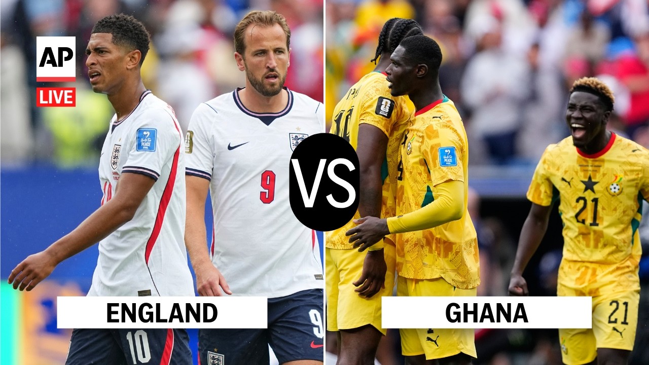 England vs Ghana: LIVE watch party of 2026 World Cup