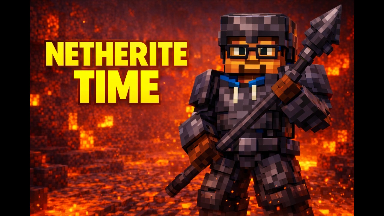 KONEČNĚ jsem získal FULL NETHERITE ARMOR 🔥 | Minecraft Survival #8