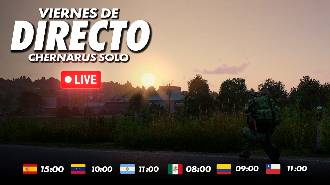 Han sacado la 1.29 🌿 Chernarus en SOLO 🌿 Hoy +10 Kills | Directo en 2k