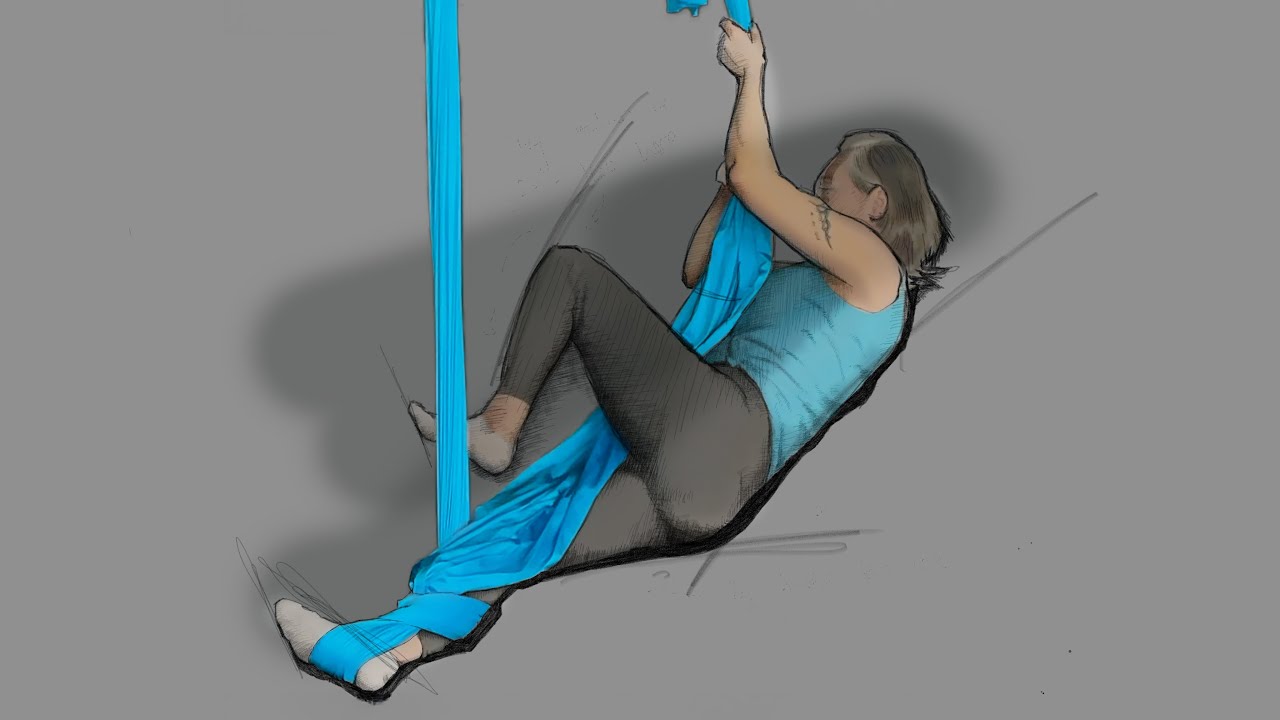 Aerial Yoga - Ankle Wrap with Anca