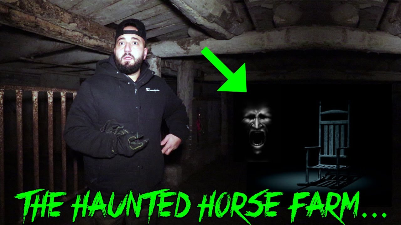 A GHOST SPOOKS THE HORSES AT THIS HAUNTED FARM (PARANORMAL CAUGHT ON CAMERA)