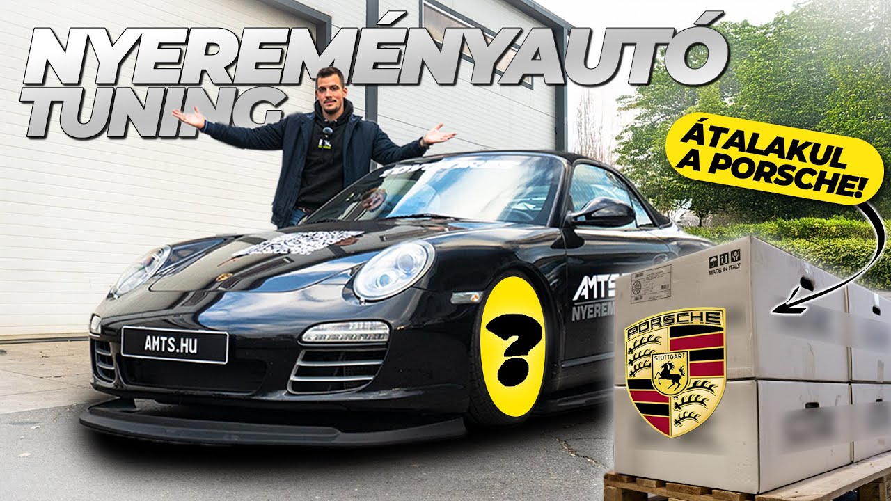 ÉPÜL A PORSCHE NYEREMÉNYAUTÓ! 😱 - UNIX-AMTS 2026 Porsche projekt #1