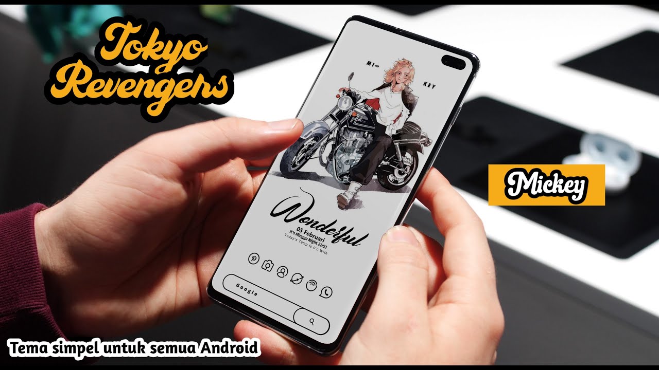 Very Cool !!! Tema Anime Tokyo Revengers | Mickey Untuk Semua Android - Nova Launcher Setup 2023