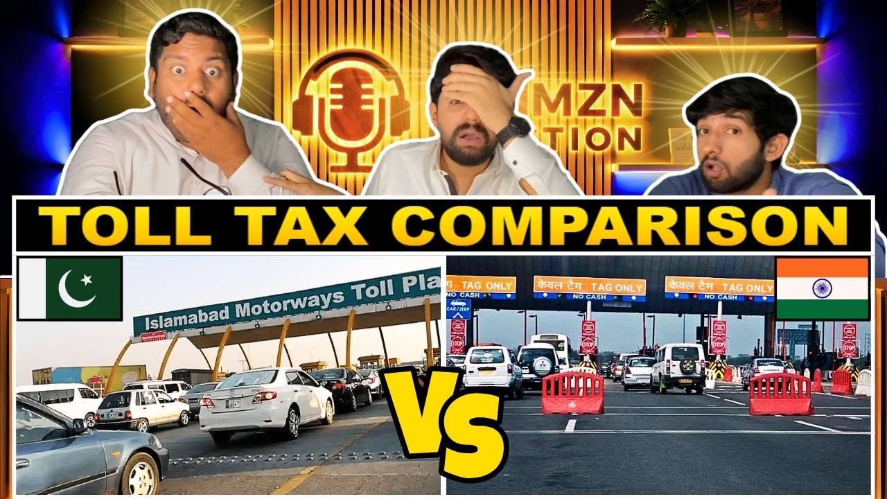 Reaction On Toll Plaza System India Vs Pakistan | टोल प्लाजा | Pakistani Reaction🔥