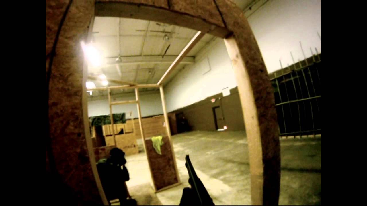 Airsoft CQB Combat (HeadCam) - Team Deathmatch; DE M56DL