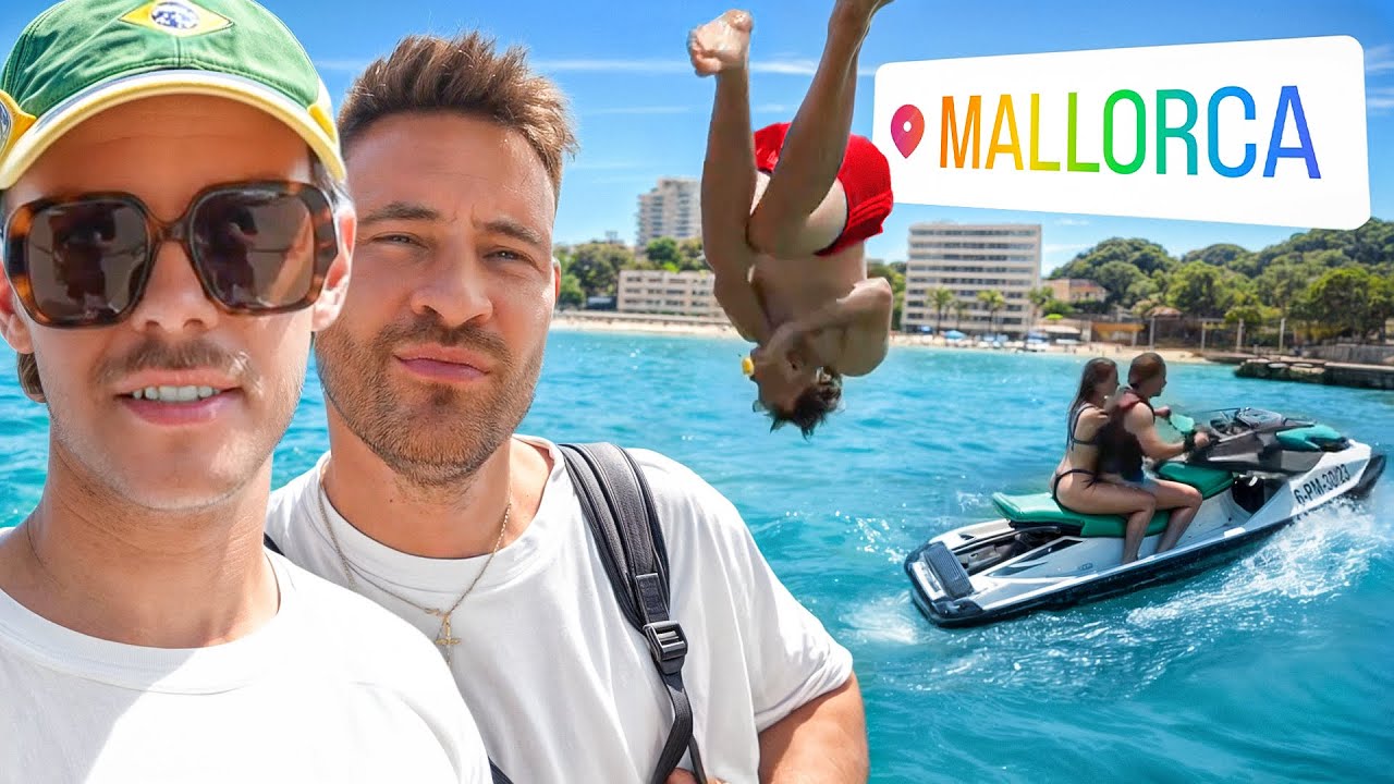 Backflips & Jetskifahren auf Mallorca mit Marc, Paul & Stephan