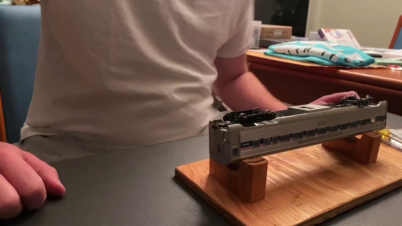How to replace couplers on an Athearn Passenger Car.