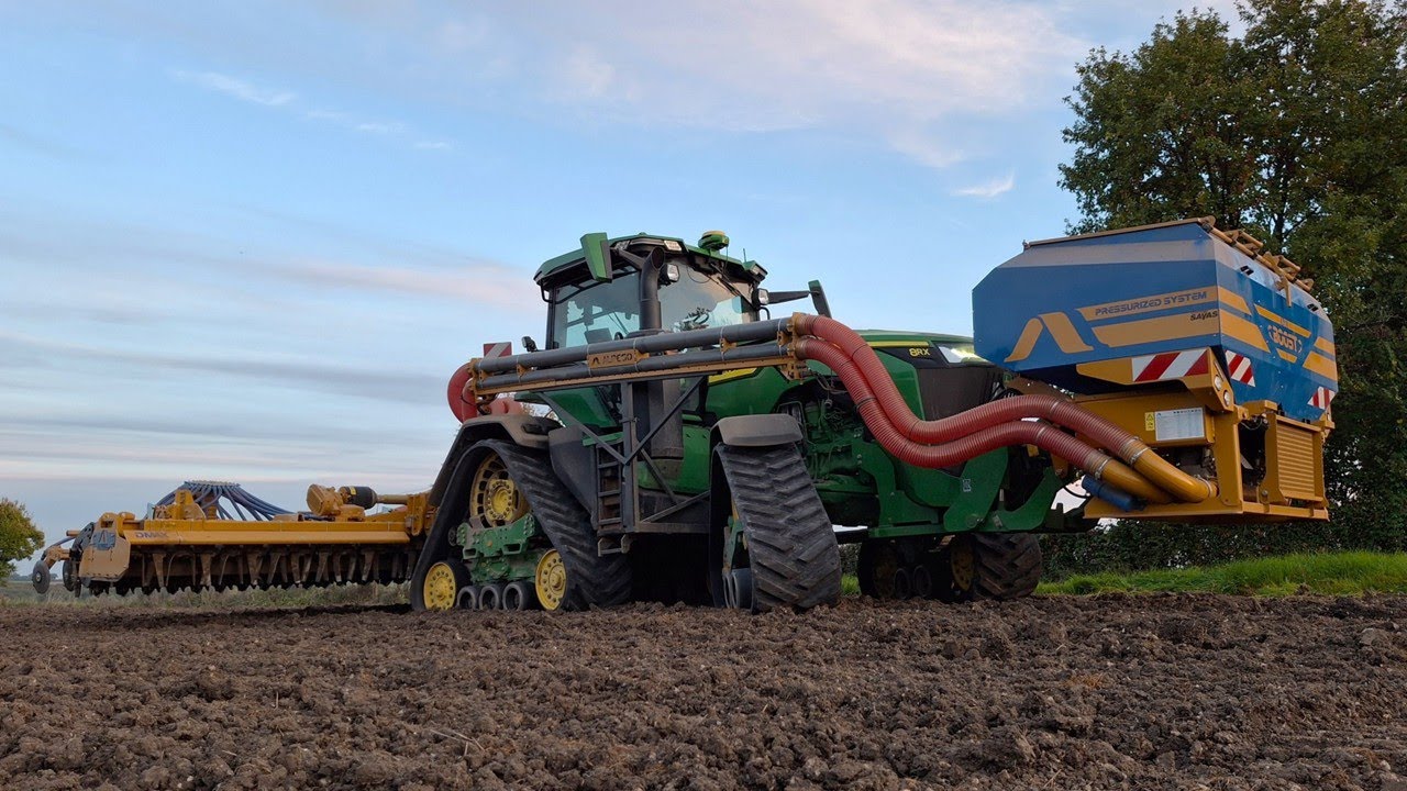 🌾Semis de blé🌾 / JOHN DEERE 8RX 410 & Alpego 8M / ETA VALANCE