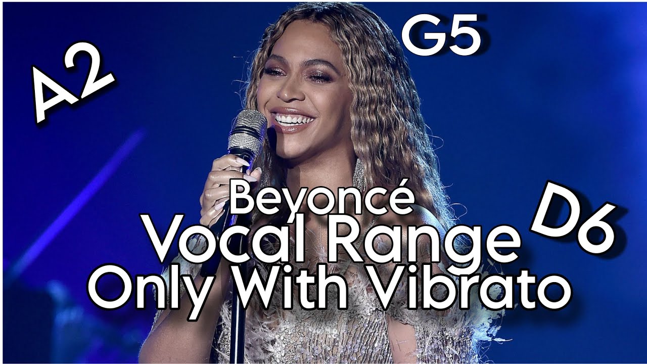 Beyoncé: Vocal Range (Only With Vibrato)