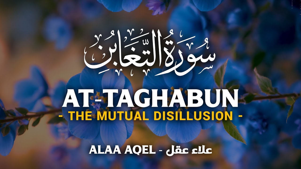 Surah At Taghabun (سورة التغابن) - علاء عقل | Alaa Aqel (4K)