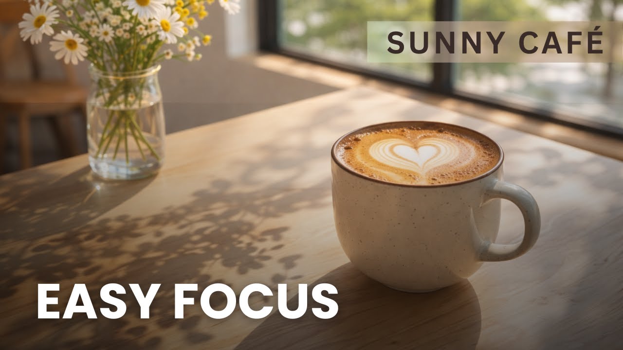 Cozy Day Café ☕ Chill Ambient Music for Productivity
