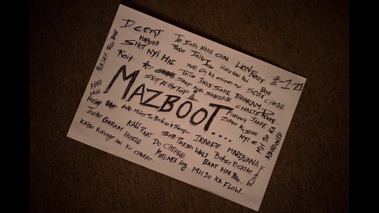 D CENT-MAZBOOT(OFFICIAL MUSIC VIDEO) | 2021 |