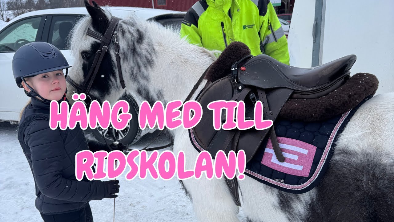 VLOGG - Häng med till ridskolan!