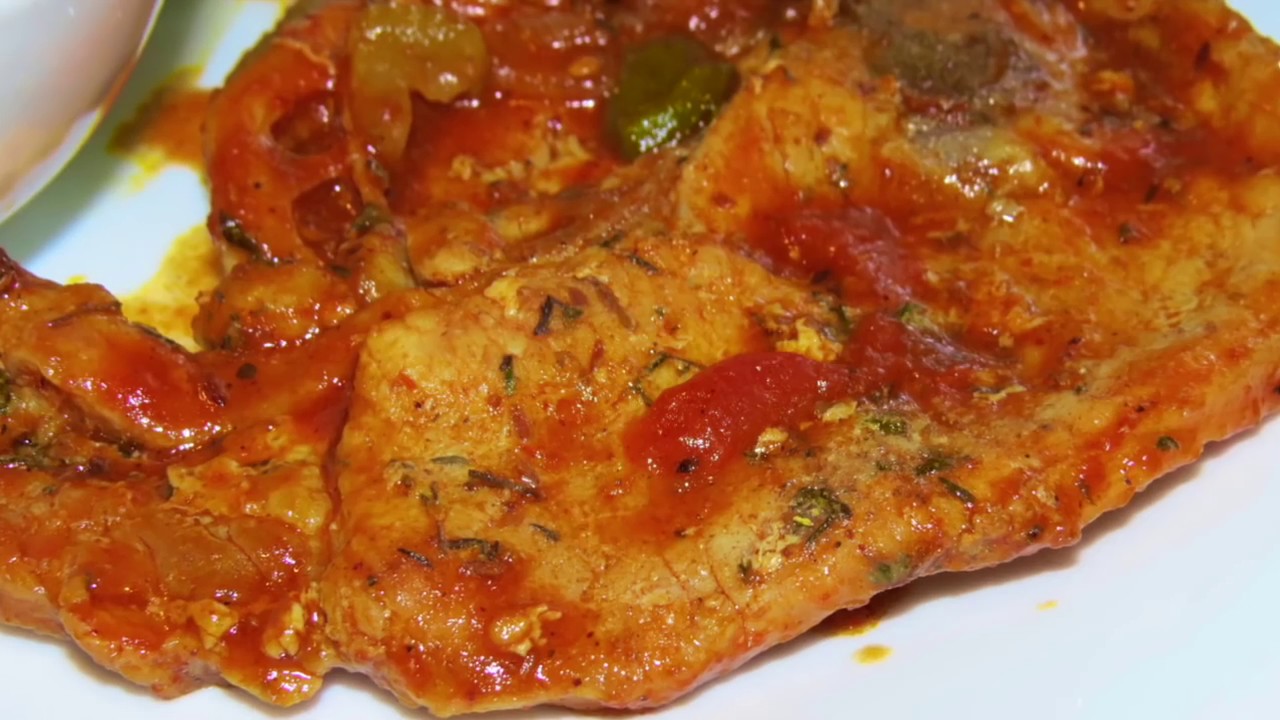 CHULETAS DE PUERCO GUISADAS 😋