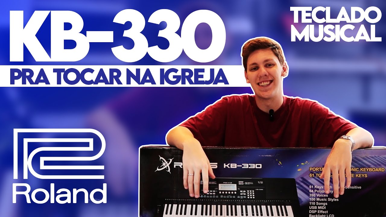 ROLAND REVAS KB-330 - Teclado Musical COMPLETASSO! - Análise Completa