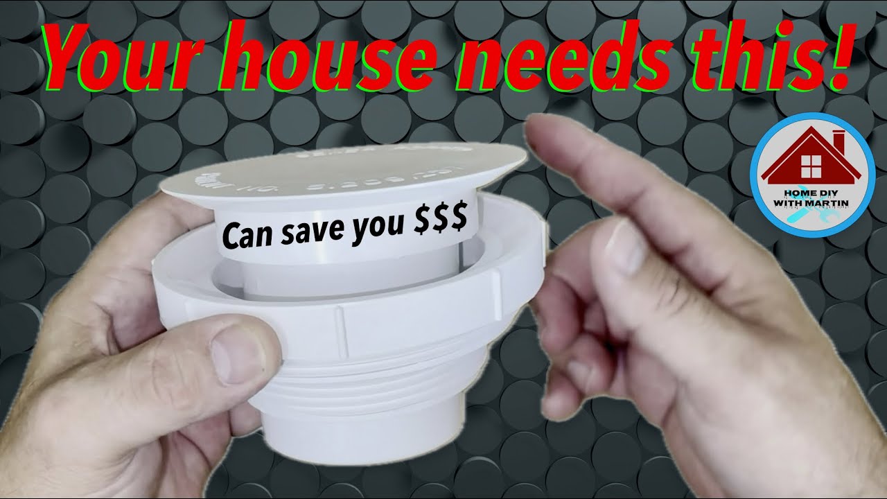 Sewer Popper Relief Valve - Prevent sewage backups into your house