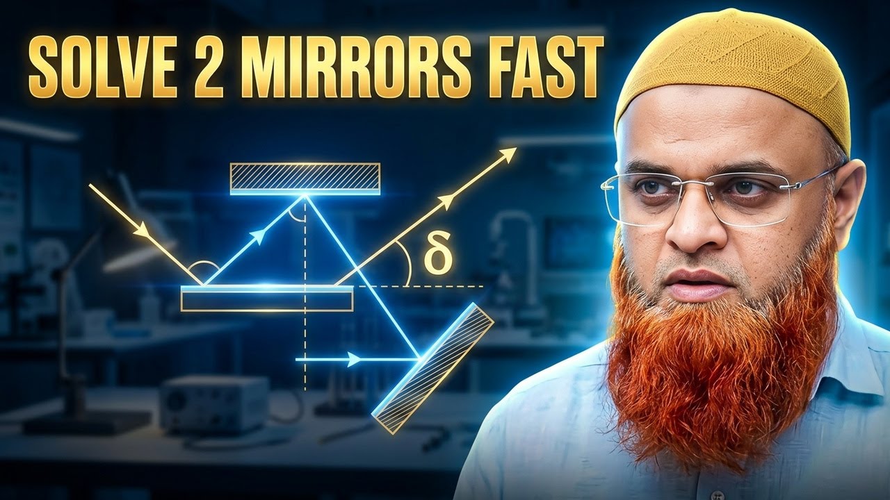 Deviation due to two mirrors | Reflection | NEET 2026 | 