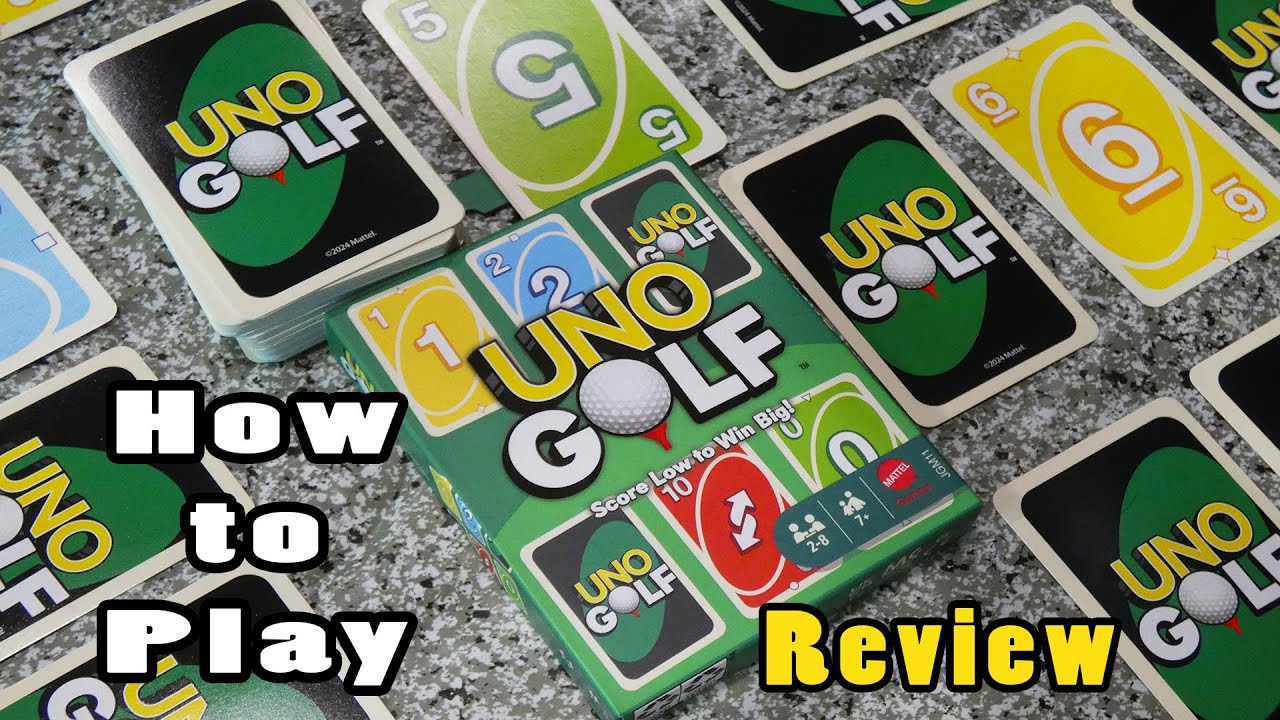 UNO Golf How to Play Review | Score Low to Win Big!