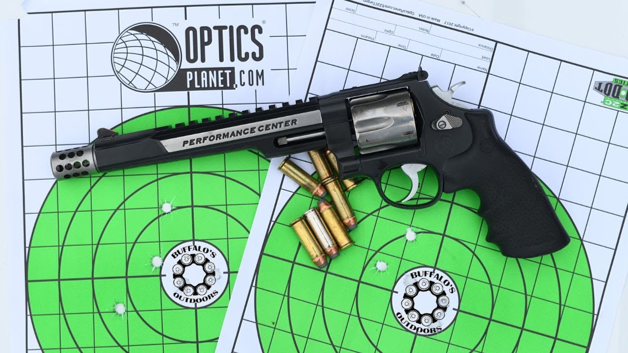 Smith and Wesson .44 Magnum Hunter — 5 выстрелов с 50 ярдов