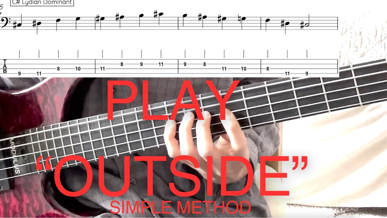 Easy Way to Play 'Outside' on Bass (Altered Scale Hack)