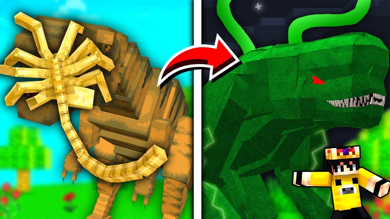 FACEHUGGER D-REX'İ ENFEKTE ETTİ! | Minecraft