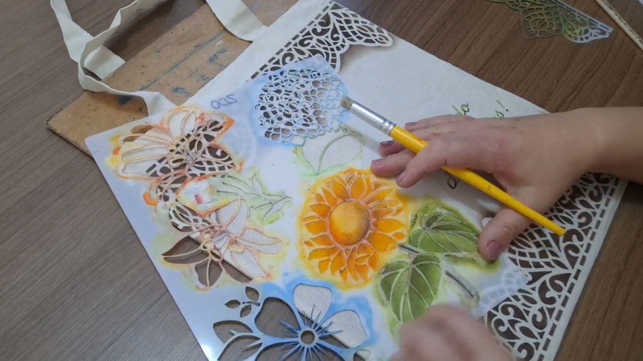 749 - Dicas preciosas ! Pintando as sacolinhas ! Linda opção para presentear ou vender !