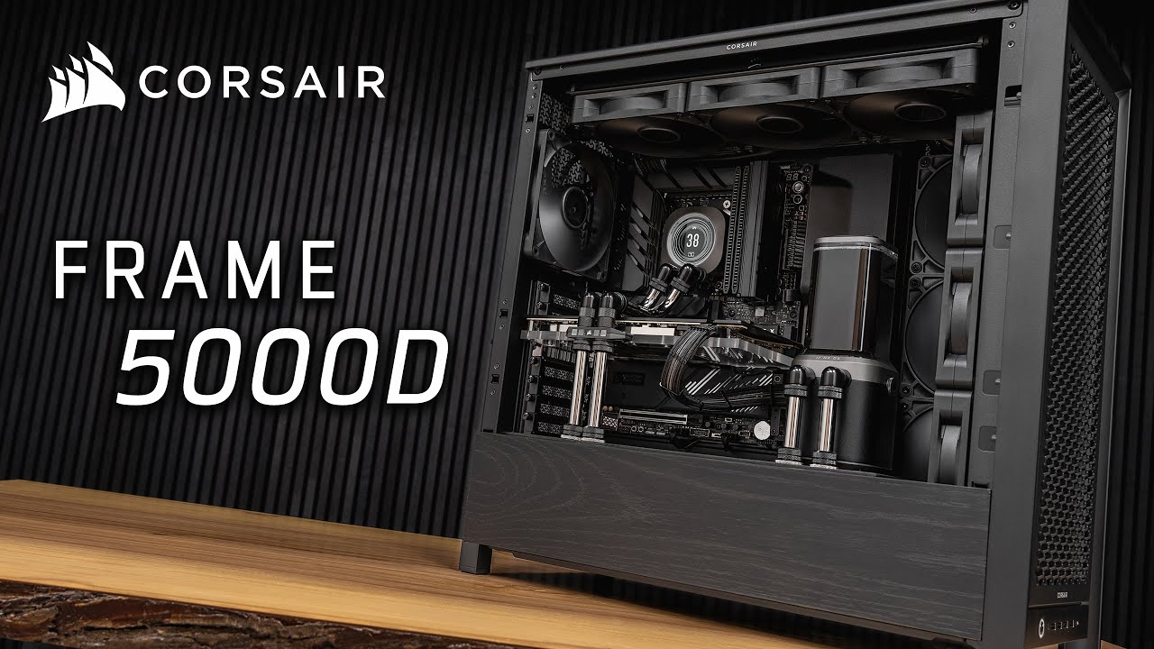 MAX Performance, MAXIMUM Stealth! // CORSAIR Frame 5000D Zero RGB Build