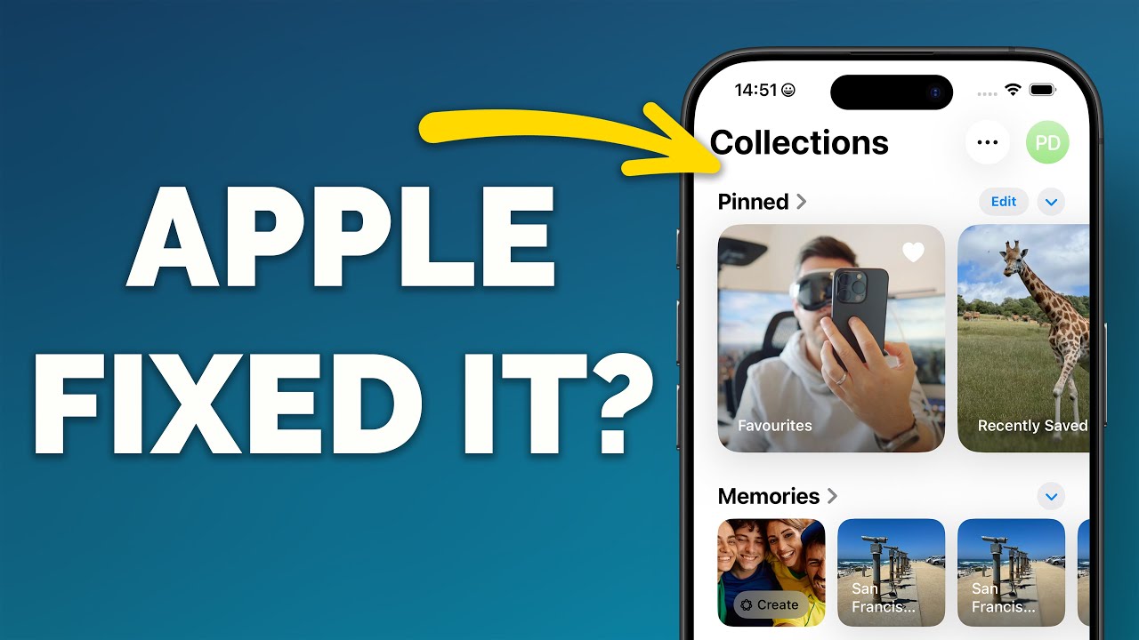 Все НОВОЕ в приложении «Фотографии» для iPhone (iOS 26)