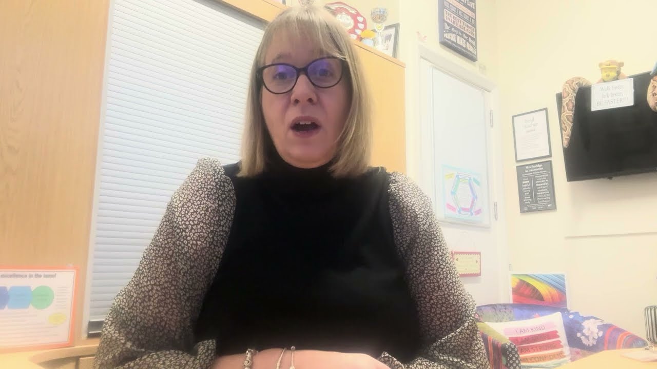 A message from Mrs Savidge