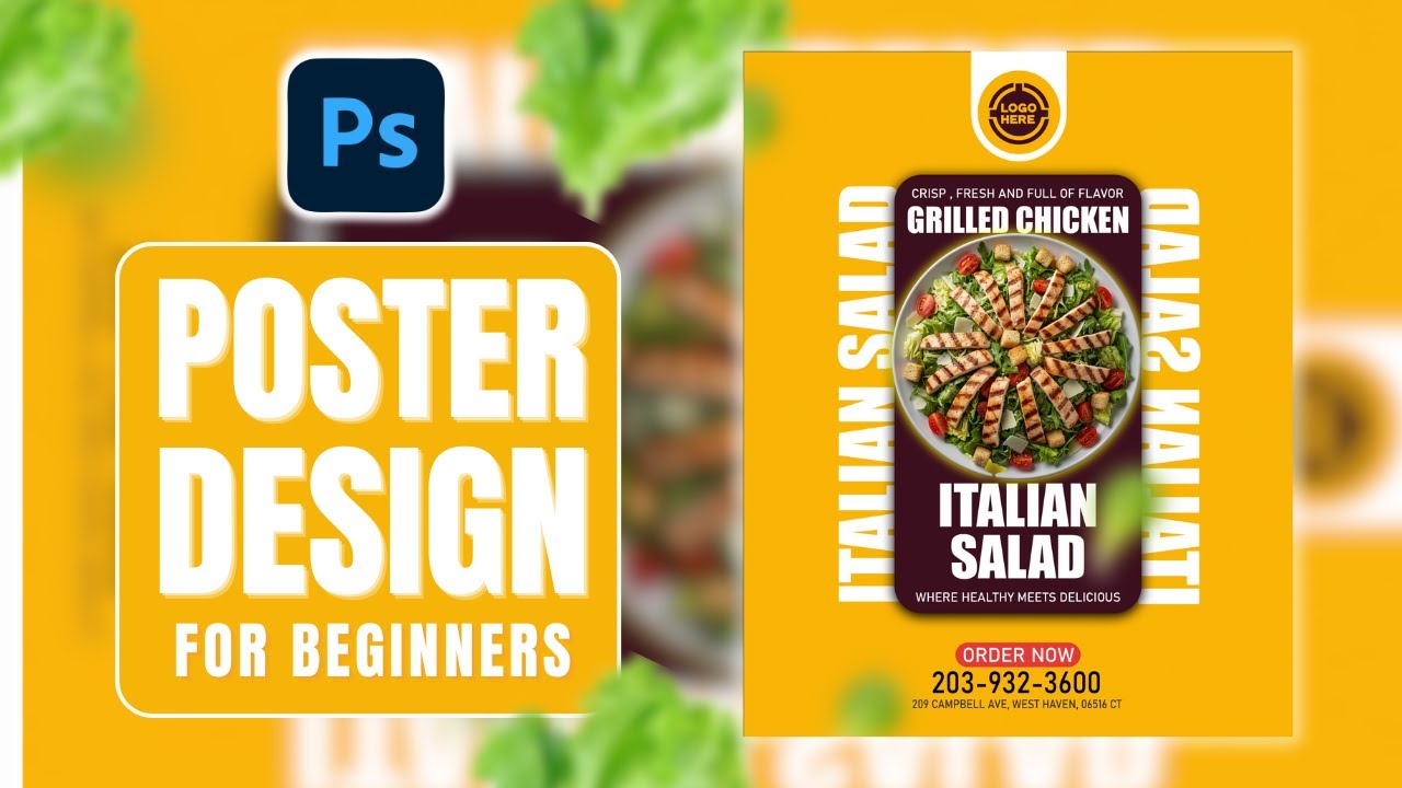Poster Design in Adobe Photoshop | Complete Step-by-Step Tutorial for Beginners