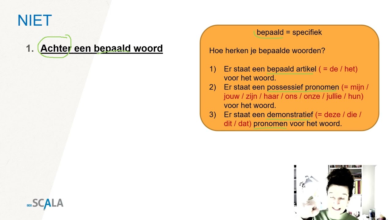 De negatie