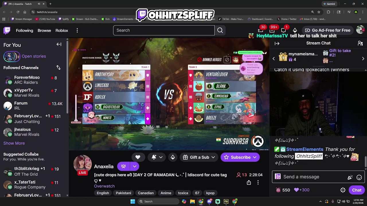 WHOLE LOTTA NERFS | FREE GAMBIT | RIVALS COMP | DISCORD !SOCIALS !YT