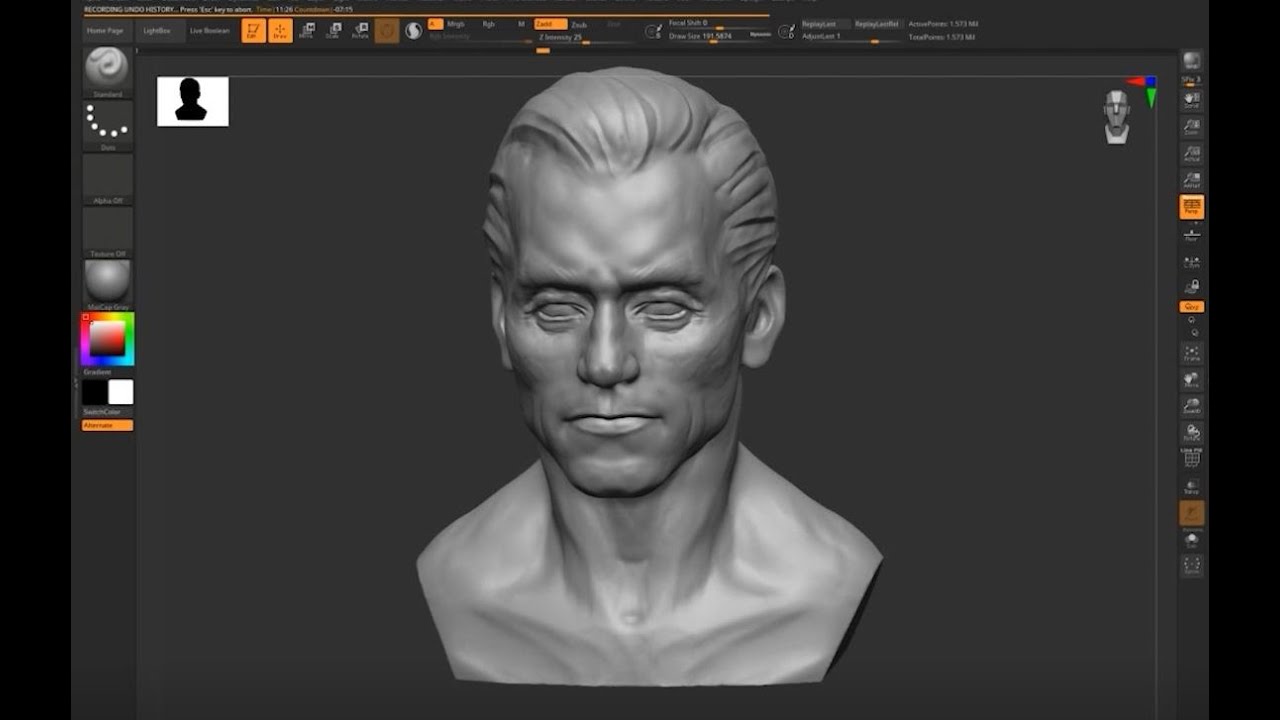 Tự Học 3D Online - Timelapse Speed Sculpt Arnold, Sylvester Stallone , Vin Diesel